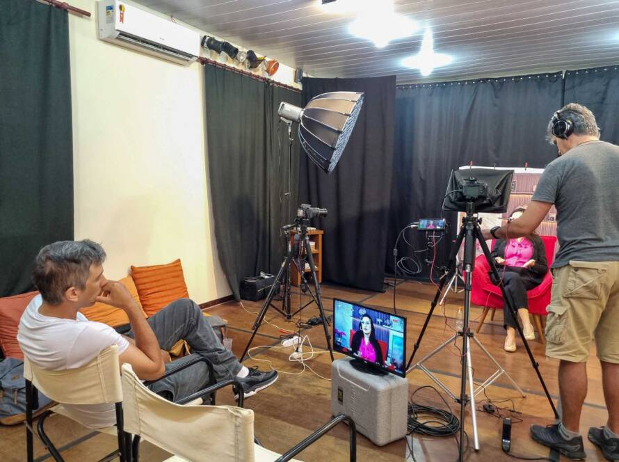 Making Of Gravação de Vídeo-Aulas