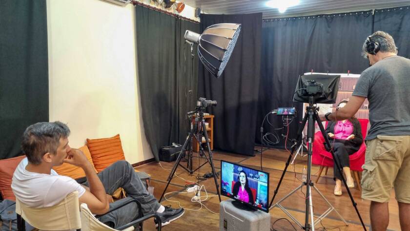 Making Of Gravação de Vídeo-Aulas